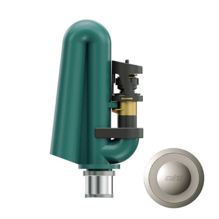 Batteria Scarico Wc Per Cassetta Alta Con Pulsante Di Scarico Cromato Per Sostituzione Modello Ecost - Pulsante Ø40 - Cis