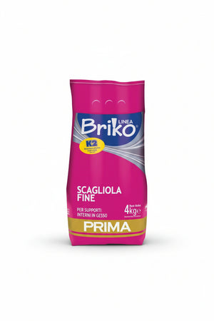 K2 Linea Briko Scagliola Fine Bianca In Polvere- - Kg.4 In Busta - 4 Pezzi K2