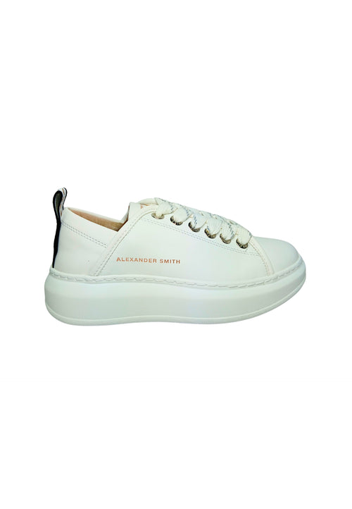 ALEXANDER SMITH Scarpe Donna Alexander Smith Sneakers Wembley Woman, White Silver da donna