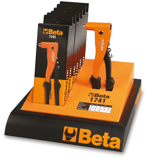 Beta Rivettatrice Art. 1741/E6 Mm. 266 Espositore 6 Pezzi