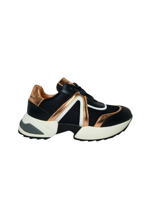 ALEXANDER SMITH Scarpe Donna Alexander Smith Sneakers Marble Woman, Black Copper da donna