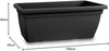 Fioriera Rettangolare 'Anthea' Cm 100X45X40H - Col. Antracite