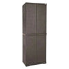 Armadio Alto 'Rattan Wenge' Cm 65X P 45X H 178 - Trioplast