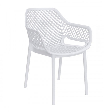 Sedia In Polipropilene 'Aria Armchair' Bianco - Bica