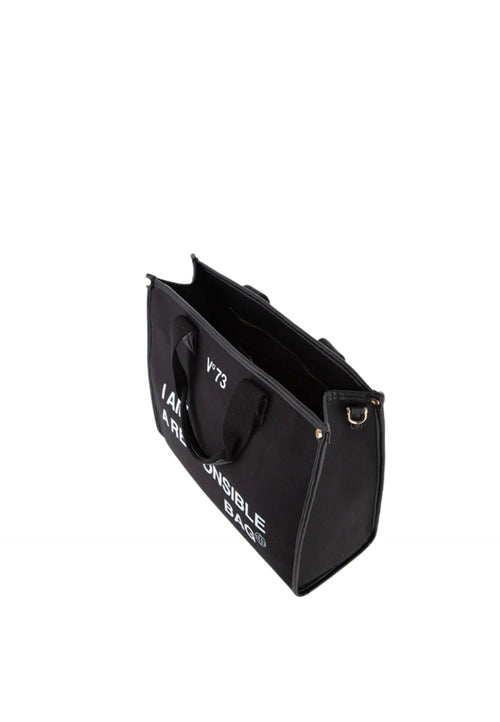 V 73 Borsa a mano Donna RESPONSIBILITY BIS Nero da donna
