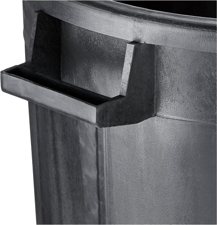 Bidone Immondizia Sovrapponibile Lt 75 - Ø 44 X H 63 Cm - Nero - Ics