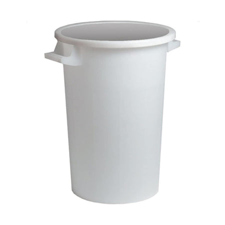Bidone Immondizia Sovrapponibile Lt 50 - Ø 41 X H 49 Cm - Bianco - Ics