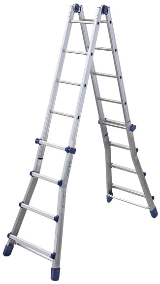 Facal Scala Telescopica In Alluminio Brikoblu Gradini Nâ°6+6 H Max Cm. 570