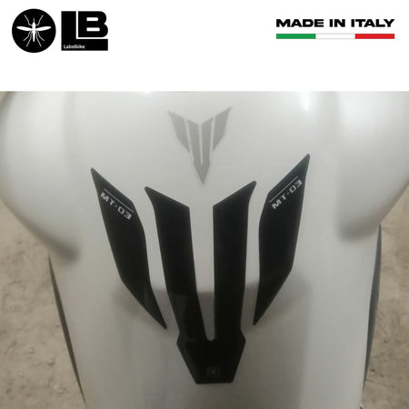 PARASERBATOIO ADESIVO SERBATOIO in RESINA 3D compatibile per MOTO YAMAHA MT-03