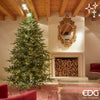 Albero di Natale Pino Luxury con LED integrati, in PE Effetto Real Touch