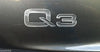 ADESIVO/STICKER in Resina gel 3D SCRITTA EMBLEMA Q3 compatibile per AUTO AUDI