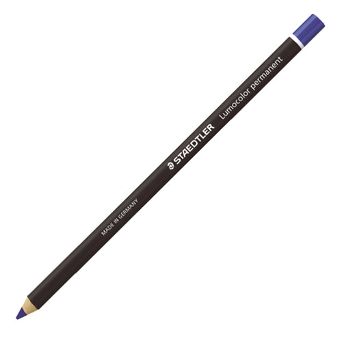 Matita Lumocolor Permanente Glasochrom Blu Staedtler