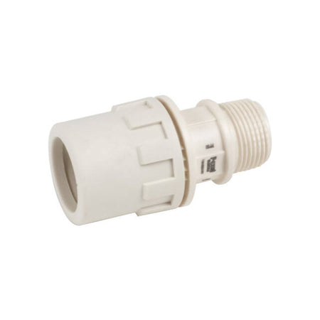 Raccordo Diritto Maschio A Passaggio Totale Connessione Mediante Bicchieratura In Tecnopolimero Seri - 26X3 - 3/4 - Vil
