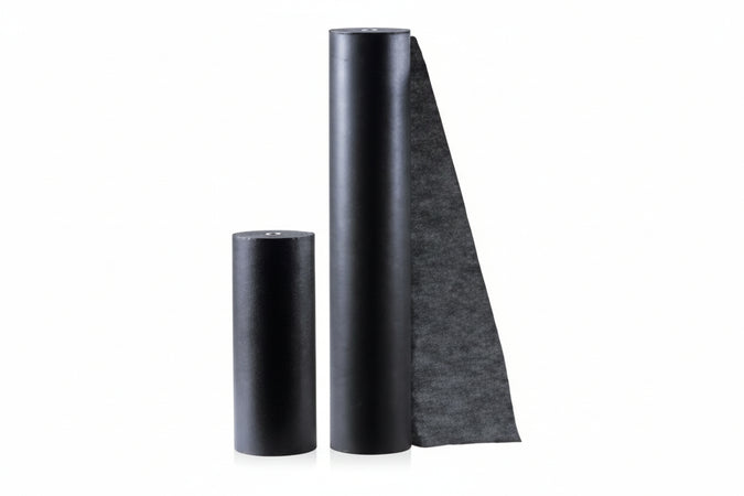 Telo Tessuto Tnt In Rotoli Nero Gr.50- - Cm.160H. Rotolo Da Mt.20 Peso Gr.50/Mq - 1 Rotolo T-Rex