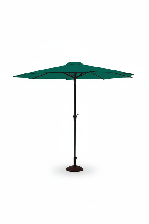 Ombrellone In Metallo Tondo Con Manovella- - Ø Cm.300 Palo Ø Mm.48 A 6 Stecche - 1 Pezzi Vette