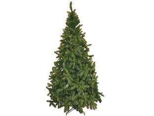 Albero Di Natale Pino Verde- - Cm.90H., Con 122 Rami, Base In Plastica - 1 Pezzi
