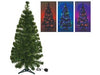 Albero Di Natale A Fibre Ottiche Multicolor- - Cm.120 H. Base In Plastica - 1 Pezzi