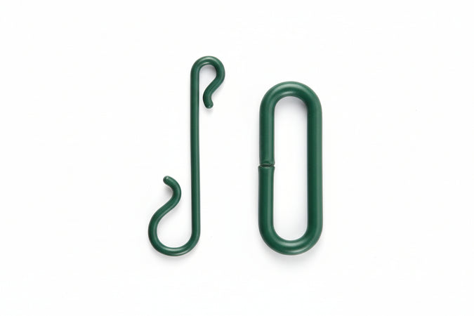 Ganci Per Sfere- - Cm.4 - Verdi - 6 Blister