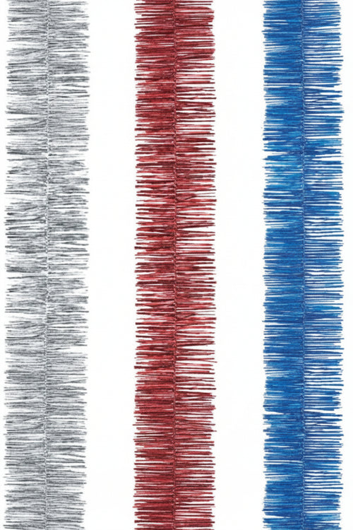 Fili Addobbo Semplici- - Colore Rosso - 6 Pezzi