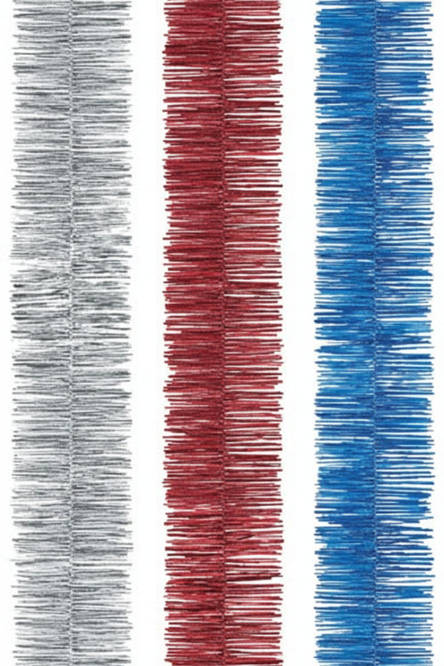 Fili Addobbo Semplici- - Colore Blu - 6 Pezzi