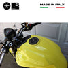ESCLUSIVO ADESIVO RESINA 3D CARBONIO PROTEZIONE TAPPO SERBATOIO per MOTO CAGIVA