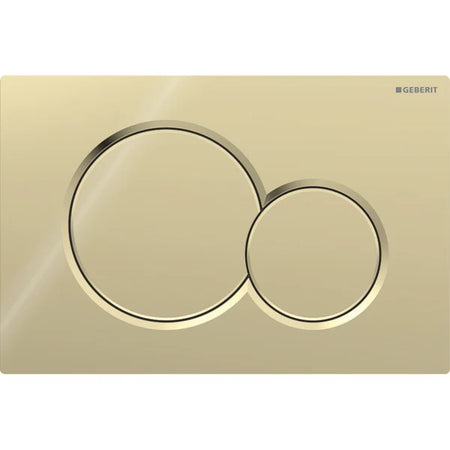 Placca Di Comando Mod. Sigma01 Geberit Ottone Lucido