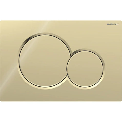 Placca Di Comando Mod. Sigma01 Geberit Ottone Lucido