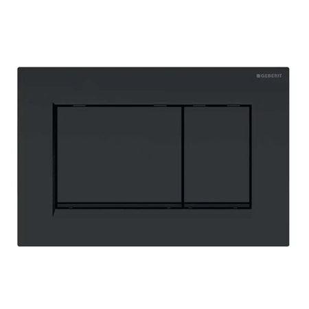 Placca Di Comando Sigma 30 Doppio Tasto Nero Opaconero Geberit