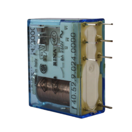 Relè monostabile serie 40, DPDT, BOBINA 24VCC FINDER