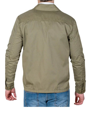 HESKIMO Giacche Uomo Overshirt Uomo Heskimo Verde Militare da uomo