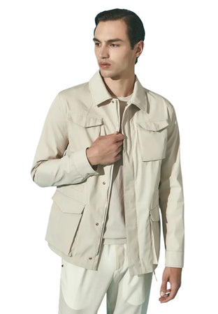 HESKIMO Giacche Uomo Overshirt Uomo Heskimo Bianco Sporco da uomo