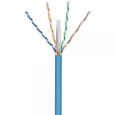 Matassa U/UTP Cavo Cat.6A Rame 305m LSZH Rigido Blu