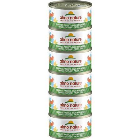 Almo Nature Megapack (6x70gr) gusto Tonno del Pacifico per Gatti Adulti