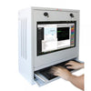 Armadio di sicurezza per PC, monitor touch LCD e tastiera Grigio senza vetro