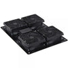 Gruppo di 4 Ventole a Soffitto per Rack 19'' NetRack