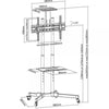 Trolley da Pavimento con Mensola per TV LCD/LED/Plasma 37-70''