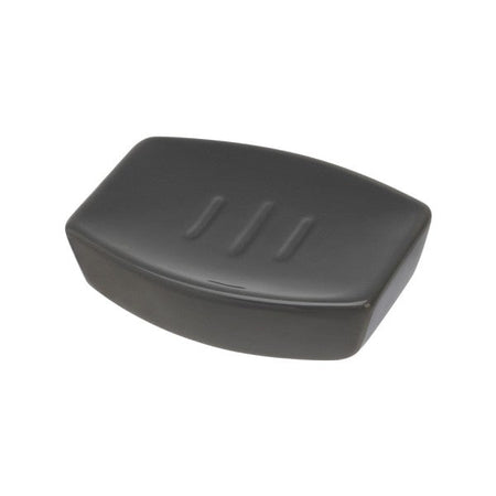 Porta Sapone In Ceramica Grigio Linea Parigi Feridras