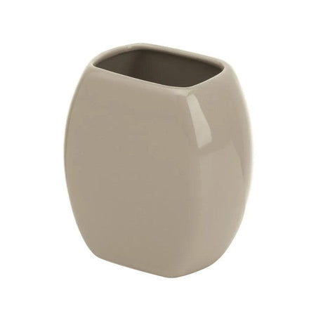 Porta Spazzolino In Ceramica Tortora Linea Parigi Feridras