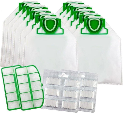 FOLLETTO VK200 / VK220 12 SACCHETTI + 12 PROFUMI + 2 GRIGLIE MOTORE COMPATIBI
