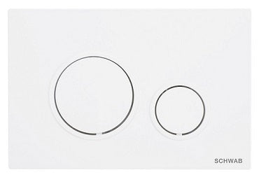 Placca Doppio Scarico Vela Bianca Schwab