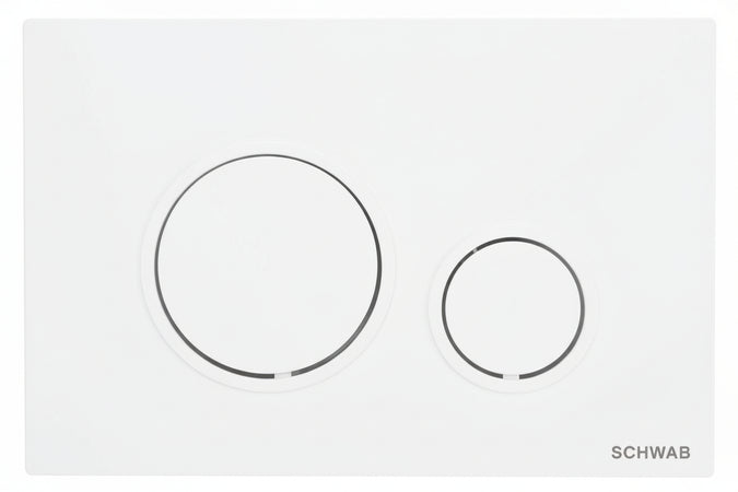 Placca Doppio Scarico Vela Bianca Schwab