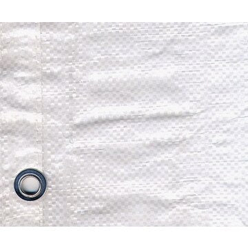 Rete Di Protezione Per Ponteggi Mt 1,8 X 10 - In Bandelle Bianche- 15 Rotolo - Arrigoni