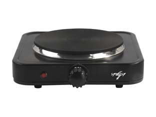 Fornello Elettrico 1 Piastra 1000W- - 1000W - Piastra Ghisa Ø Mm.155 - 1 Pezzi Syntesy