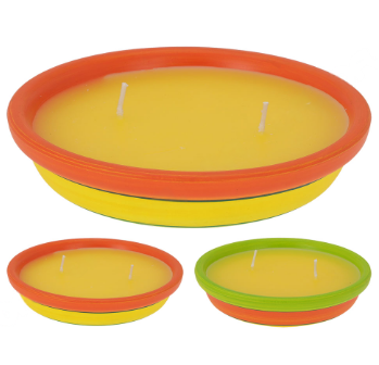 Candela Alla Citronella Cm 11,5 X 3,2- 12 Pezzi