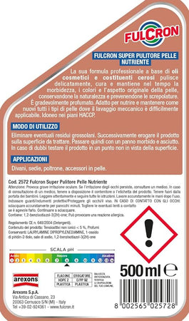 Arexons Fulcron Pulitore Pelle 500 Ml- 1,0 Pz