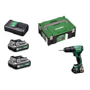 Hikoki Trapano Avvitatore Dv12Dd 12V C/Perc Brush- 1,0 Pz