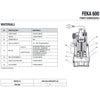 Elettropompa Acque Sporche Feka 600 Ma Dab Volt 230 Hp 0,67 Kw 0,5 Lt/M 150 H.Mt 6