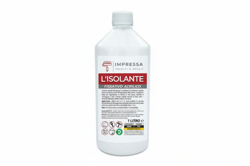 Isolante Fissativo Acrilico Antimuffa 1L- 8,0 Pz