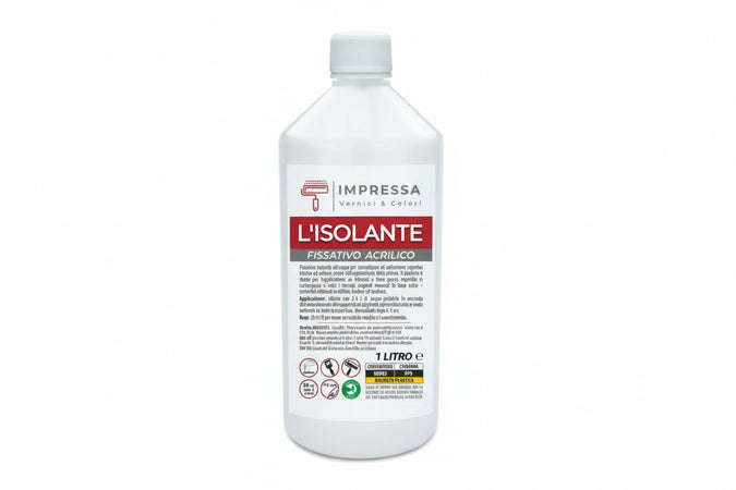 Isolante Fissativo Acrilico Antimuffa 1L- 8,0 Pz
