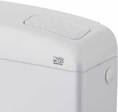 Cassetta Zaino Esterna Super Piatta Londra Singolo Scarico Bianca Cr